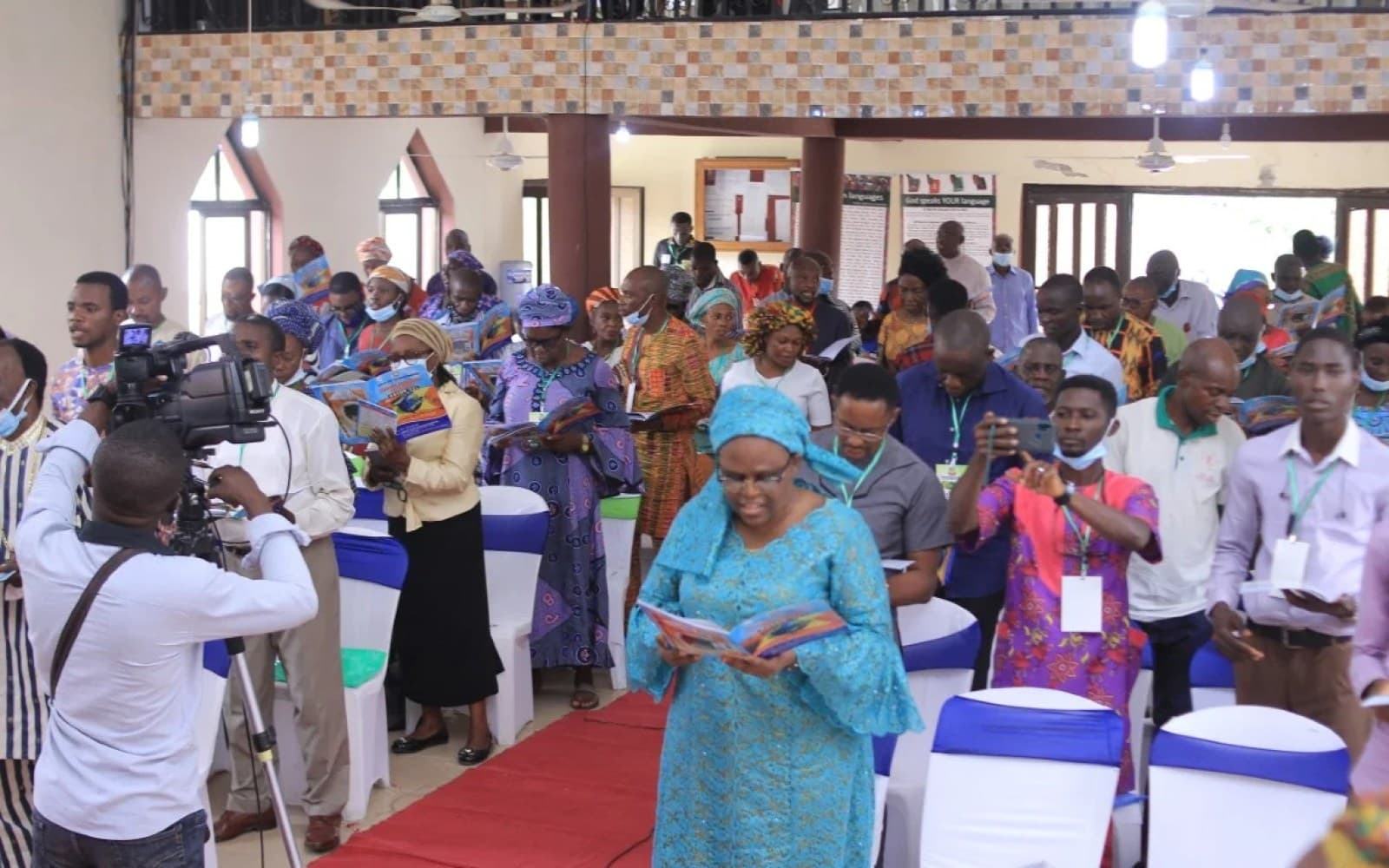 The interior of Greater Glory Covenant Church in Calabar